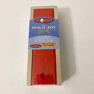 2005 Toy Maker Pencil Box Puzzle Log Game